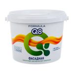 Краска фасадная белоснежная полиакрил 2,7 кг FORMULA (1/4)