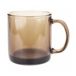 Кружка 420 мл BASILICO черное дымчатое стекло (1/12)