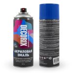 Аэрозольная эмаль DECORIX синий 520мл (1/12)