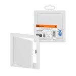 Люк ревизионный нажимной с замком защёлкой, 100х100 мм, TDM