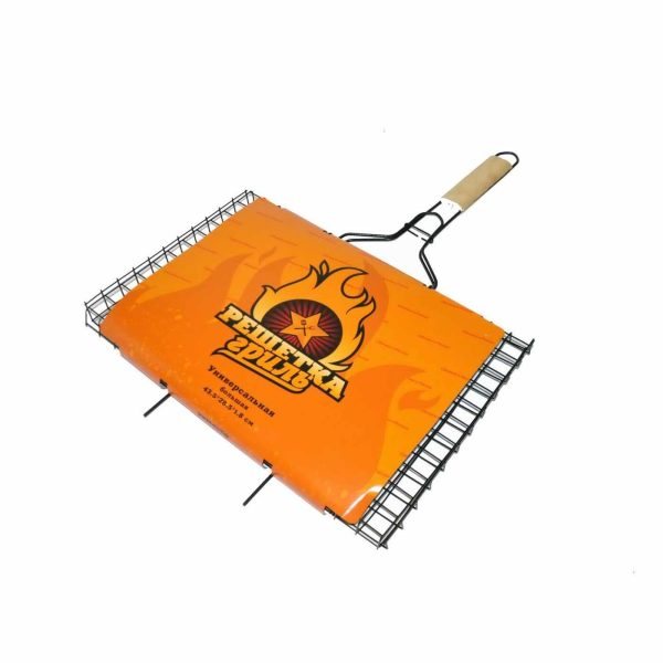 Решетка для барбекю 435*285*18мм большая универсальная покрытие оксид (1/25)