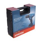 Дрель-шуруповерт аккумуляторная Кратон CD-12-Li-1,5 (12 В, 1,5 А·ч; 2 АКБ + кейс, расширенная компле
