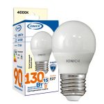 Лампа LED шар 15Вт Е27 4000К 220V 1350Лм G45 ILED-SMD2835-G45-15-1350-230-4-E27 IONICH