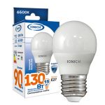 Лампа LED шар 15Вт Е27 6500К 220V 1350Лм G45 ILED-SMD2835-G45-15-1350-230-6,5-E27 IONICH