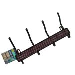 Вешалка настенная медь 4 крючка, металлическая (1/48)