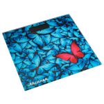 Весы напольные электронные АКСИНЬЯ КС-6001 180кг БАБОЧКИ 26*26см (1/10)