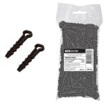 Дюбель-хомут для плоского кабеля 5-10мм черный (100шт/уп) TDM