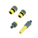 Набор для чистки поверхностей ПРОФИ: щетка, распылитель, коннекторы на шланг 1/2" и 3/4", адаптер на