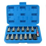Набор экстракторов обратной резьбы 14пр RV-31, в кейсе