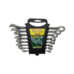 Набор ключей гаечных комбинированных 8 пр 8-19мм Cr-V satin ПРАКТИК (1/8)