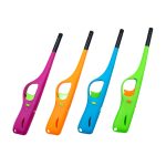 Зажигалка газовая для плит и розжига №6187 с прямым носом, микс JuWangKe (1/25)