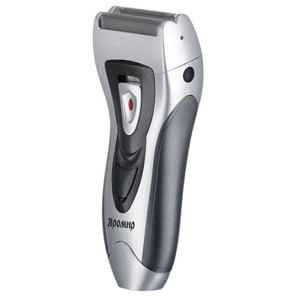 Бритва эл. аккум ЯРОМИР ЯР-100,3Вт,плавающие лезвия,триммер черный/серебро (1/24)