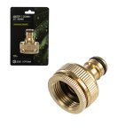 Адаптер латунный 1"-3/4" внутренняя резьба, с переходником ЧЕТЫРЕ СЕЗОНА