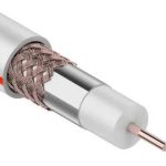 Кабель ТВ SAT 50м+CU/AL(75 Ом)  100м белый PROconnect