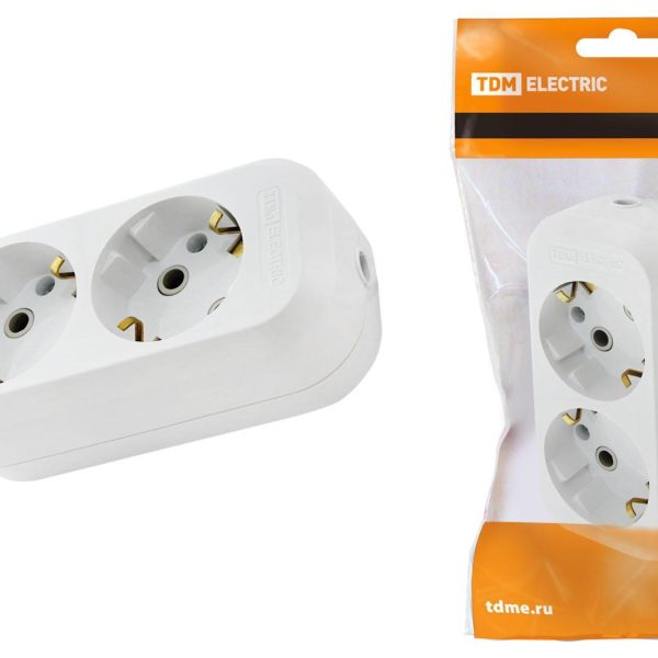 Колодка 2 с/з 16А TDM (1/20)