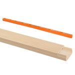 Кабель-канал сосна 3D 20х10 (9 шт по 2 м) "ЭКО" (розн.упак.) TDM (18) цена за метр