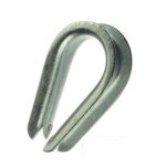 Коуш для каната d-6мм оцинкованный (50/100)