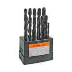 Набор сверл по металлу 19 шт Ø1-10мм оксидированные КРАТОН (1)