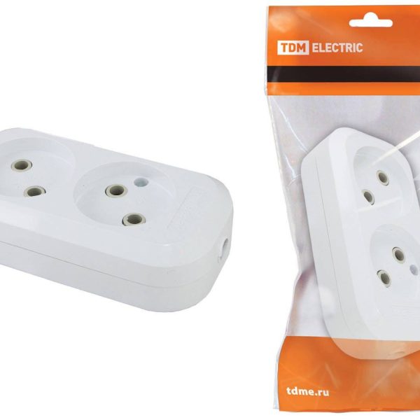 Колодка 2 б/з 16А TDM (1/20)