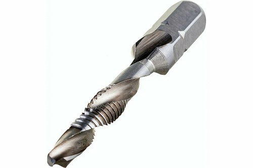 Комбинированный метчик-сверло-зенкер Р6М5 М8 -04703-