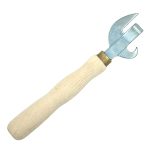 Нож консервный-открывалка универсальная ручка дерево без лака Россия 1-300