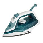 Утюг АКСИНЬЯ КС-3006  2200Вт, антипригарное покрытие, белый с серо-зеленым (1/10)