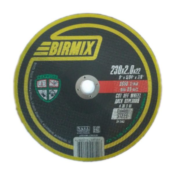 Круг отрезной BIRMIX по стали 230*2,0*22 (40)