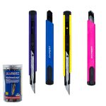 Нож строительный 9мм тонкий корпус XP-SK092 цветной, в тубе