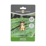 Адаптер латунный 3/4" внешняя резьба ЧЕТЫРЕ СЕЗОНА