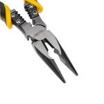 Длинногубцы (тонкогубцы) 2в1 200мм+инструмент для зачистки кабеля KRANZ