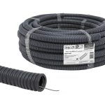 Гофра с зондом 20 легкая темно-серая народная TDM (100)