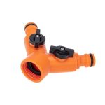 Разветвитель на кран 2-х канальный 1/2"-3/4" ЧЕТЫРЕ СЕЗОНА