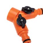 Разветвитель на кран 2-х канальный 1/2"-3/4" ЧЕТЫРЕ СЕЗОНА