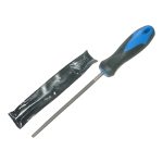 Напильник круглый 150мм №6 пластиковая ручка 2023-266w (1/240)