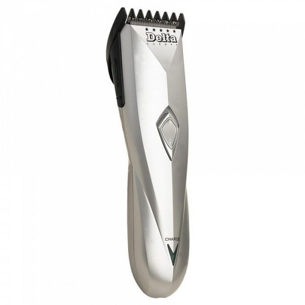 Машинка для стрижки волос аккум DELTA DL-4035А 2Вт, 1насадка от 4-20мм, ножницы, серебро (1/24)