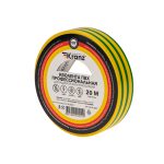 Изолента ПВХ KRANZ 19мм*20м ПРОФИ желто-зеленая (10/200)