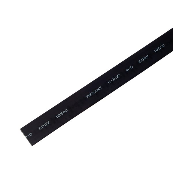 ТЕРМО ТРУБКА  9,0 черная REXANT (10/50/250)