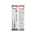 Сверло по металлу 2мм P6M5, титан, шестигранный хвостовик DIN338 KRANZ блистер (1)