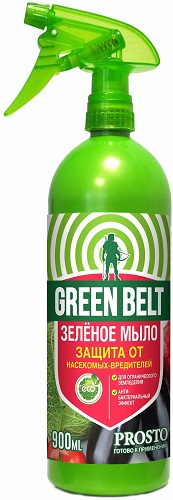 Средство для защиты растений от вредителей ЗЕЛЕНОЕ МЫЛО (калийное) 0,9л 01-686 (1/12)