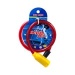 Замок-трос велосипедный 60см d-8см 2 ключа AH-65CH (1/10)