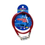 Замок-трос велосипедный 60см d-8см длина 60см, кодовый AHI-49 (1/10)