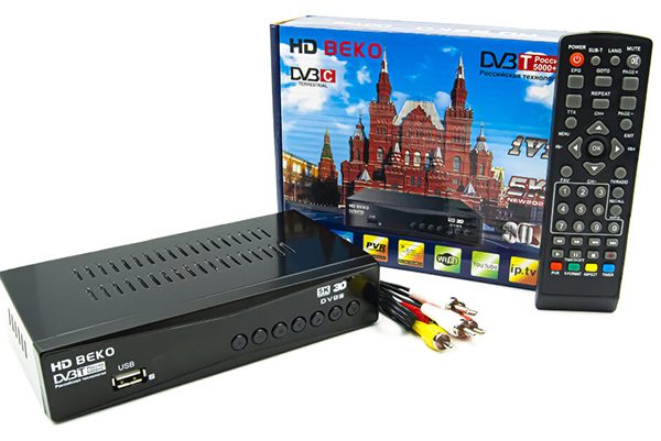 Устройство DVB-T2 BEKO MPEG-2/MPEG-4, HDMI, USB, Wi-Fi (1/60)