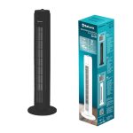 Вентилятор-колонна напольный SAKURA SA-19BK 45Вт, 3 режима, высота 81см, шнур 1,3м