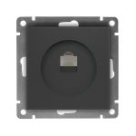 Розетка КОМП АФИНА RJ45 графит с/у UNIVersal (еврослот)