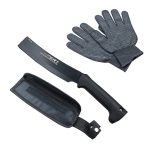 Мачете-тесак с прорезиненной ручкой, в чехле + перчатки SK-88 X-PERT (1/12/48)