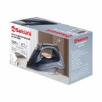 Утюг SAKURA SA-3073CBK 2200Вт, керамическая подошва, самоочист