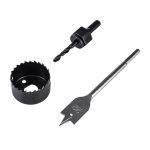 Набор для установки врезных замков  22 мм/48 мм(перовое сверло/колцевая пила) KRANS