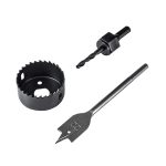 Набор для установки врезных замков  22 мм/54 мм(перовое сверло/ колцевая пила) KRANS