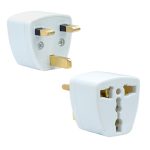 Адаптер-переходник для розеток и вилок В-55 КУБИК 13A Англия-Европа-Азия (1/20/100)