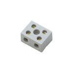 Клемная колодка 2P-15A керамика, для соединения проводов 12мм2 (50)